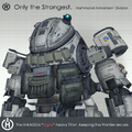 Hammond Robotics advertisement for the H-KA02/a "Ogre" titan.