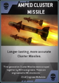 Amped Cluster Missile